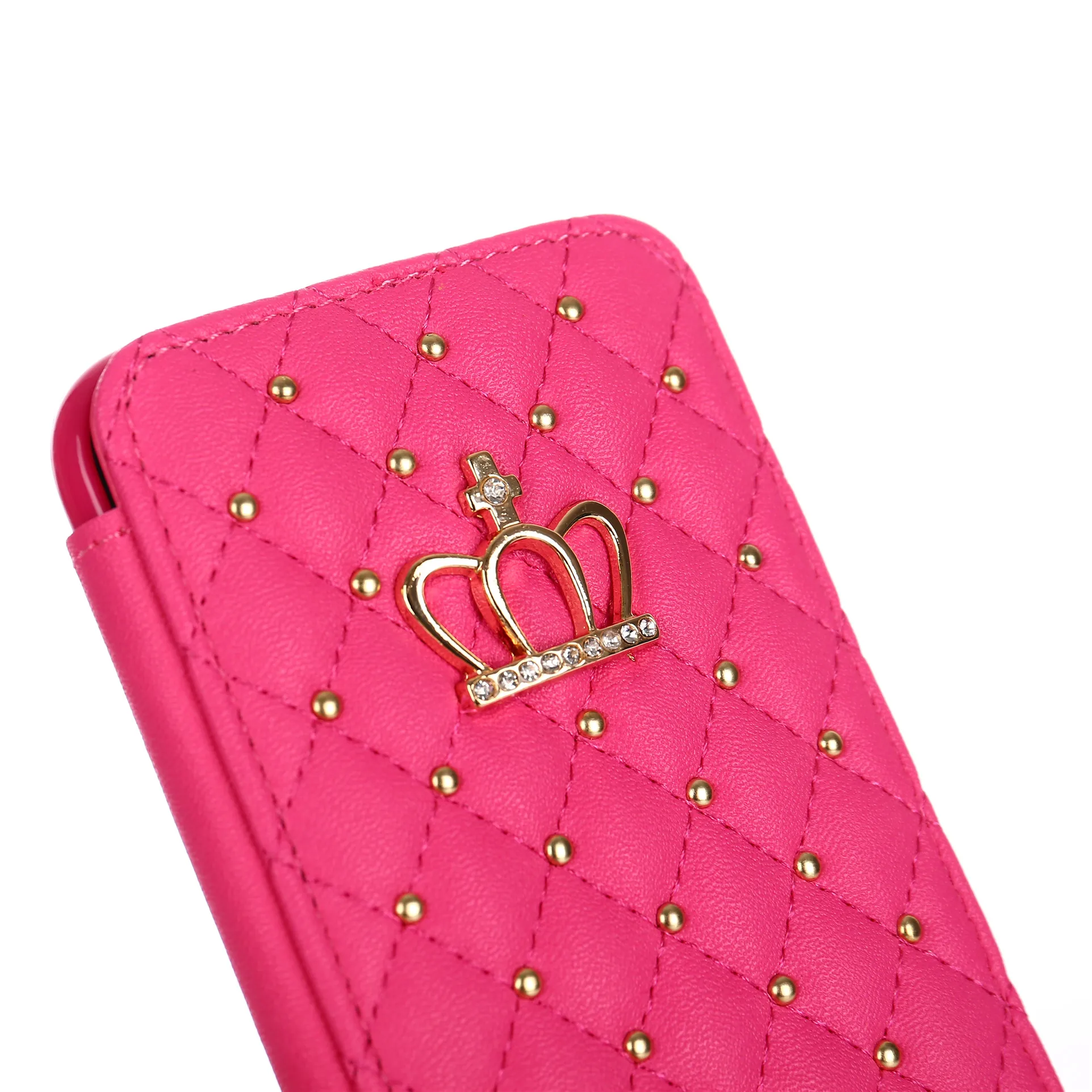 Кожаный кошелек для samsung Galaxy S9 S10 Lite Plus, чехол с блестящей алмазной короной в стиле королевы, чехол с откидной крышкой, сумка для мобильного телефона