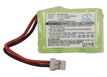 

Cameron Sino 210mAh Battery 650-104, DC-23, MH250AAAN6HC, SDT00-11911 for KINETIC MH250AAAN6HC, For SportDog SD-800