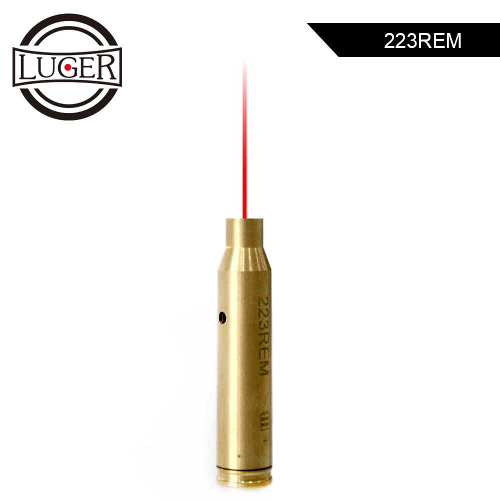 LUGER 223 REM Boresight Картридж красный лазерный Диаметр прицел для. 5 56 Воздушный пистолет
