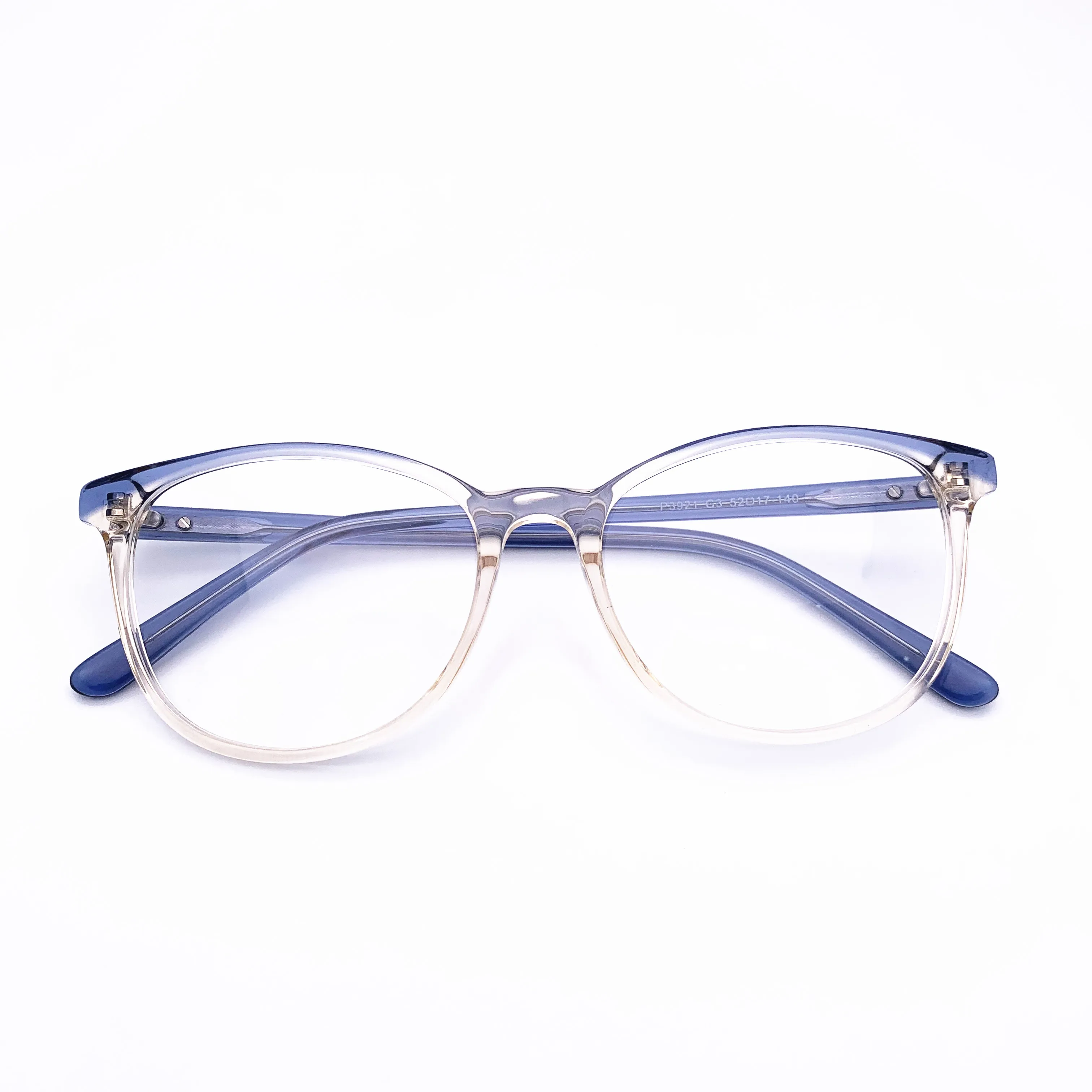 

Belight Optical Women Transparent Blue Shape Spring Glasses Frames Designer Optical EyeGlasses Fashion Prescription Eyewear 3921