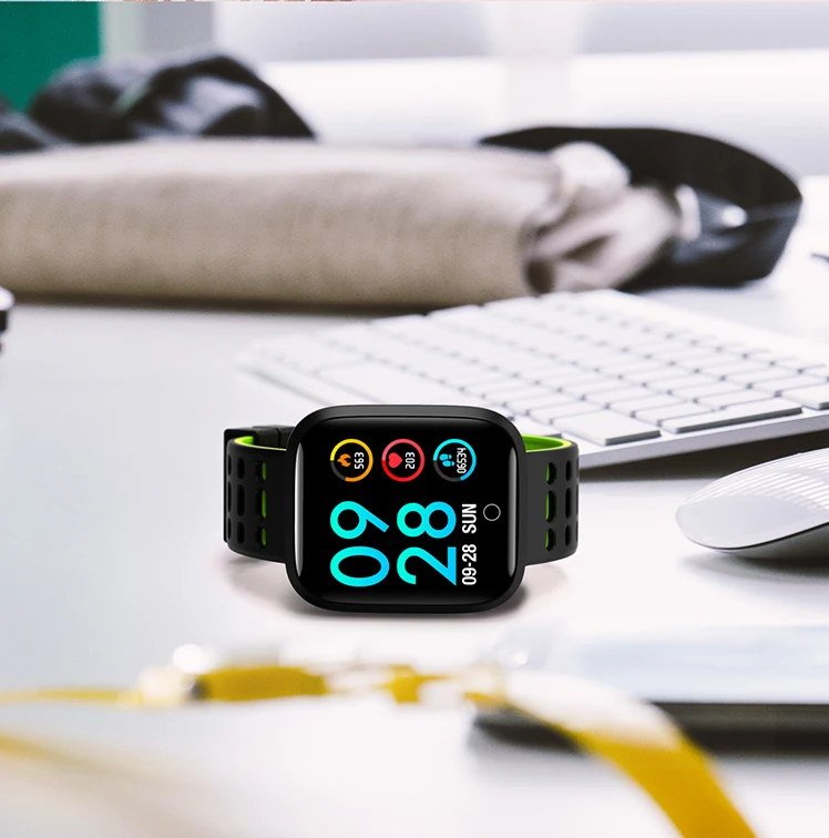 Torntisc Q8 Fitness Bracelet Heart Rate Blood Pressure monitor IP67 Waterproof smart band Sport Smart Watch Men For Android IOS Phone (22)