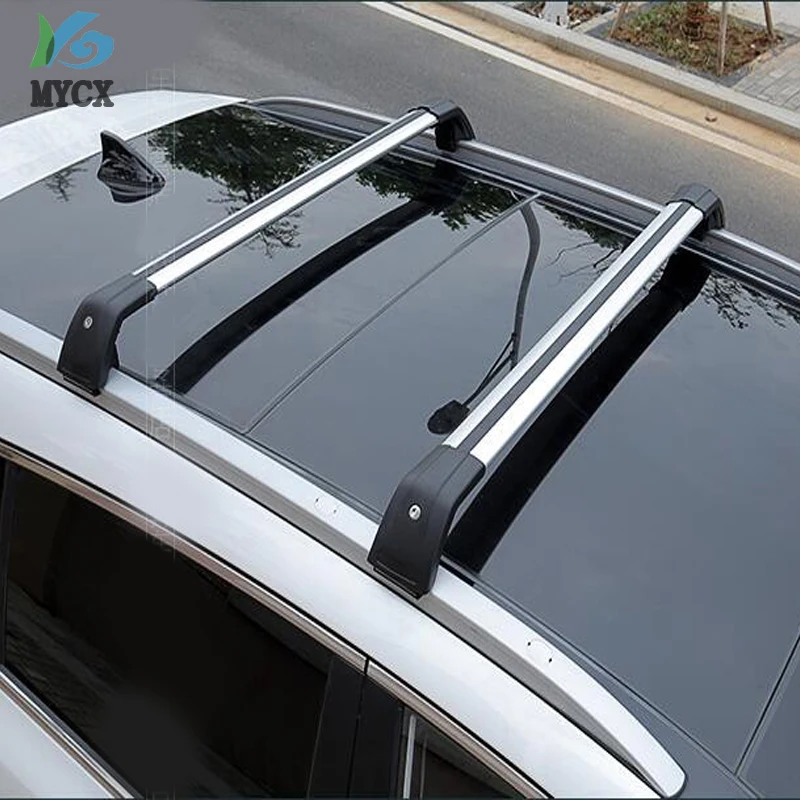 Алюминиевый сплав, багажник на крышу автомобиля, Перекрещенный бар, для путешествий, переоборудование, багажное крепление для Kia Sportage KX5