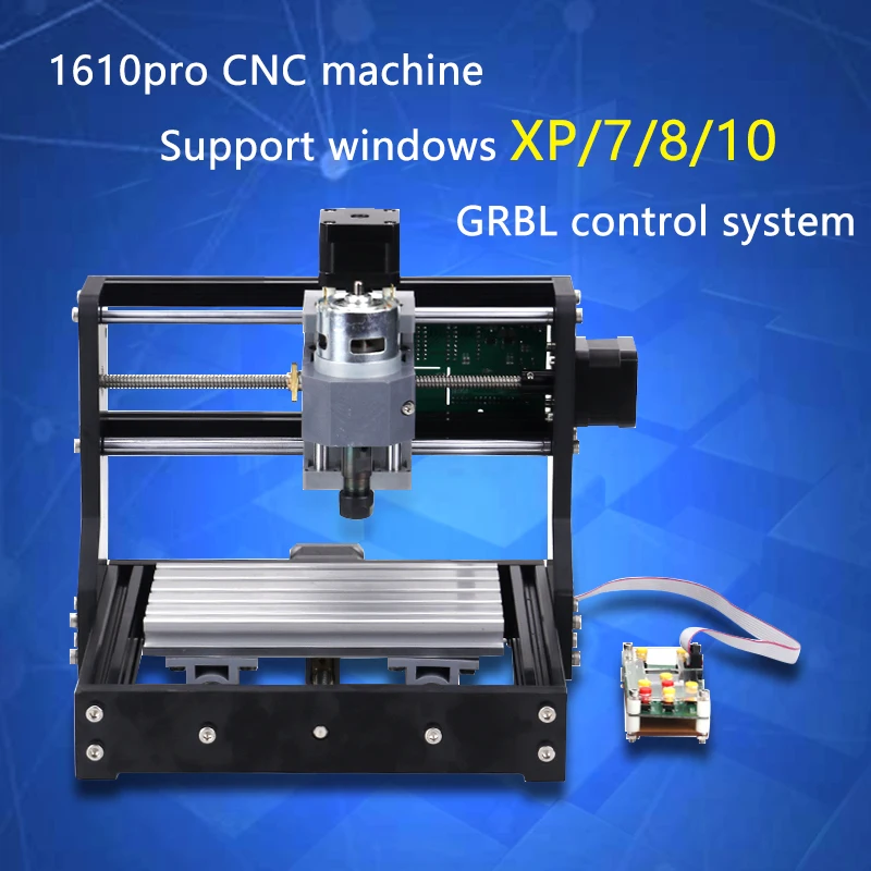 CNC Rounter DIY 1610pro мини машина + 500 МВт лазер Рабочая площадь 16*10*4 5 см 3 осевой PCB