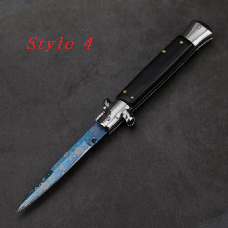 Folding Knife multi-function Survival Knife Stainless Steel Outdoor Hunting Multitool Camping Tactical Pocket Knives EDC Tools - Цвет: Style 4