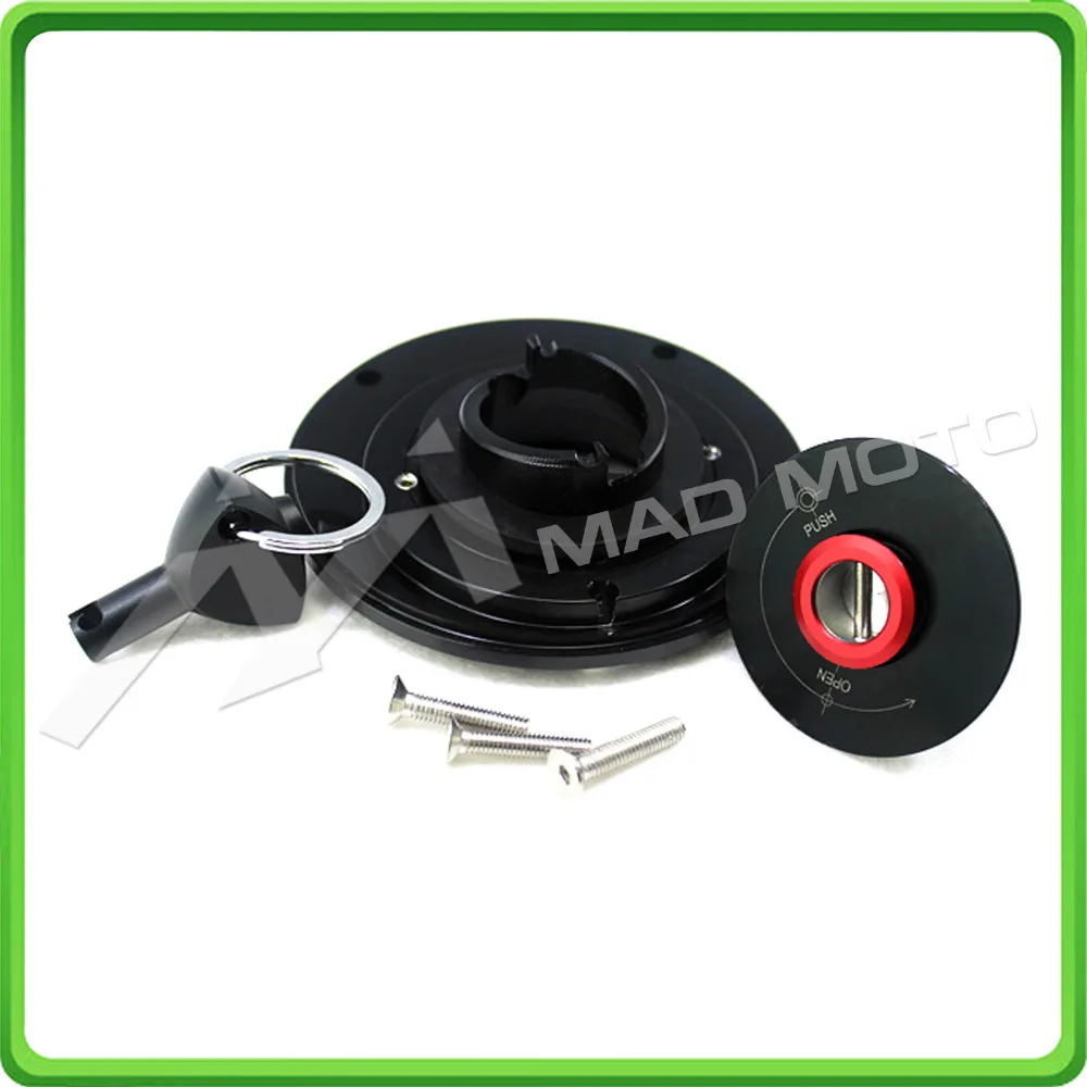 MAD MOTO CNC  Fule CapGas Tank Caps For Yamaha YZF R1 R6 FZ8 MT-03 MT-09 FZ1  FZ1 FAZER FZ6  FZ6 FAZER  XJR 1300 BLACK Color 06