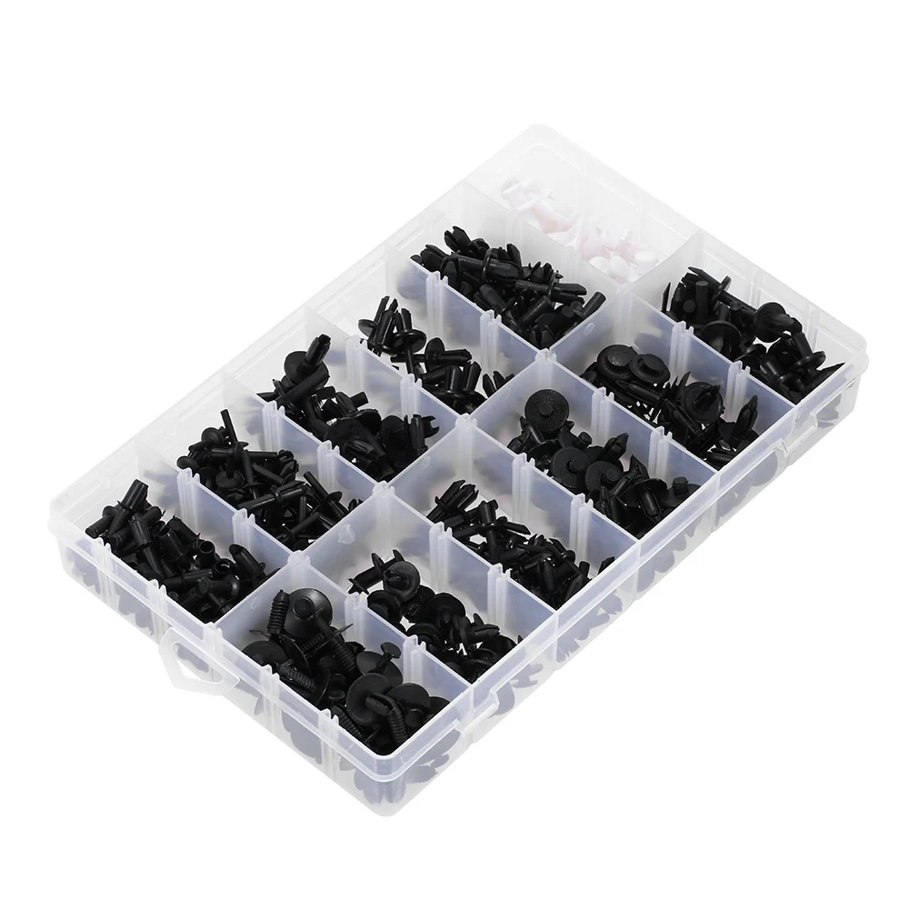 350pcs Universal Car Mixed Door Trim Panel Clips Fasteners Auto Bumper