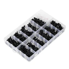 350pcs Universal Car Mixed Door Trim Panel Clips Fasteners Auto Bumper Rivet Retainer Push Engine Cover Fender Fastener Clips