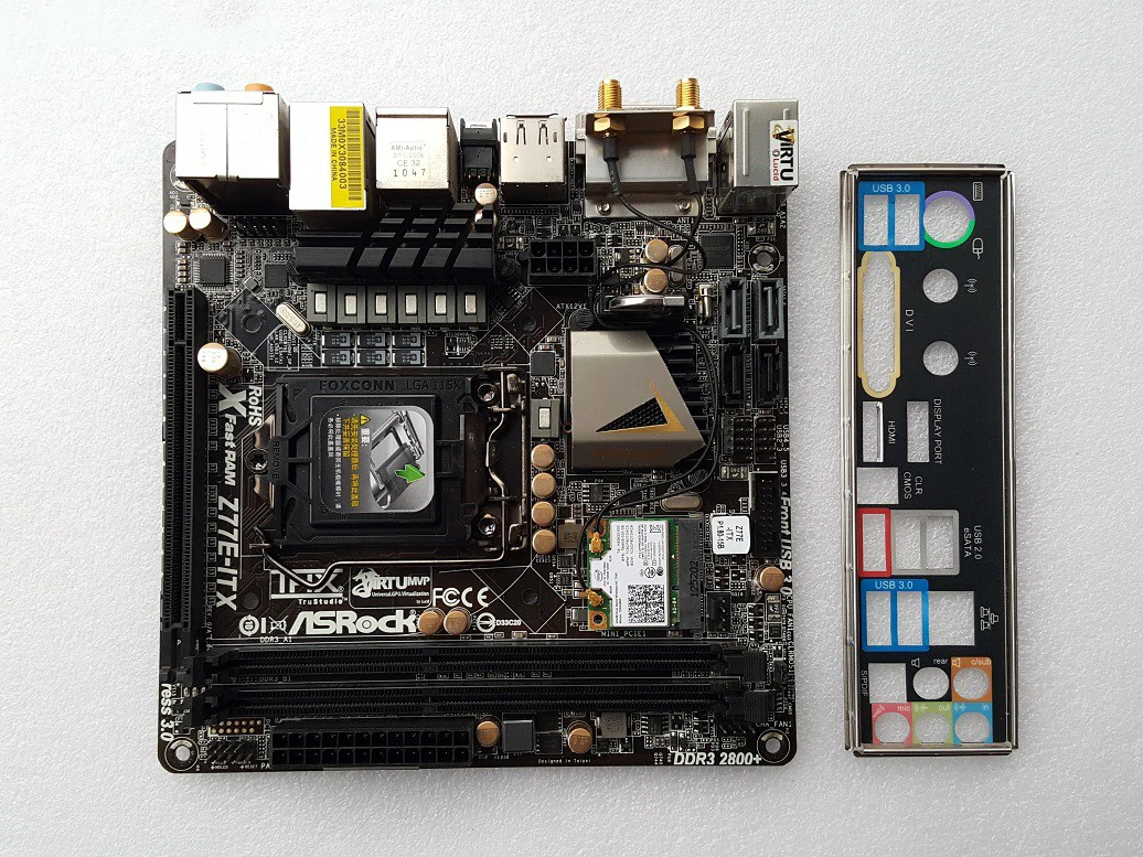 ASRock Z77E-ITX материнская плата Z77 Micro ITX Игровая HTPC с WiFi |