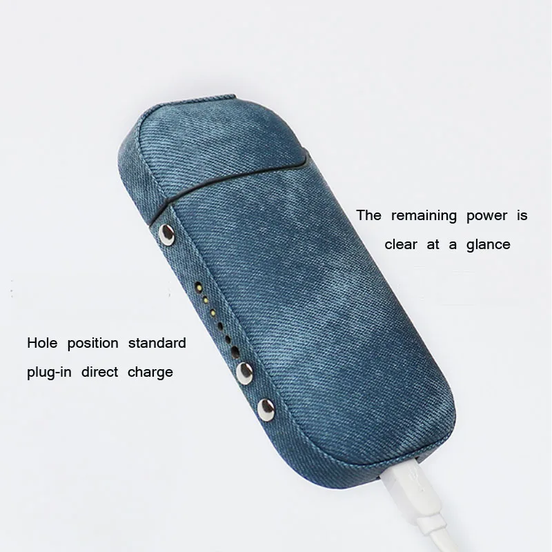 

Canvas Case for IQOS Mental Button Full Protective Thick PC Case Cloth Surface for IQOS 2.4 Plus Universal Cover