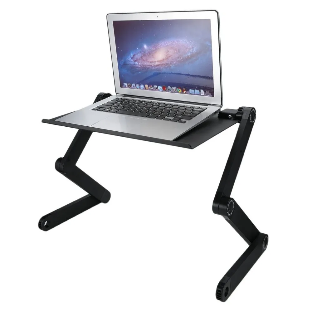 

Portable 360 Degree Adjustable Homdox Computer Desk Foldable Laptop Notebook Lap PC Folding Desk Table Vented Stand Bed Tray