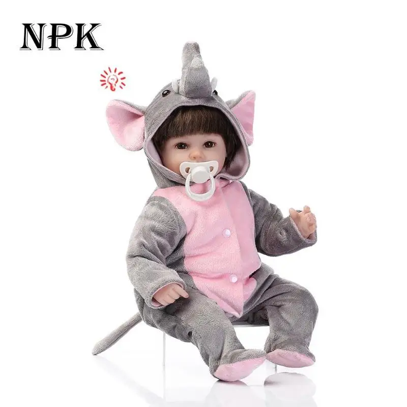 

50cm Silicone Reborn Baby Doll kids Playmate Gift For Girls 20 Inch Alive Baby Soft Toys For Baby Reborn Brinquedo