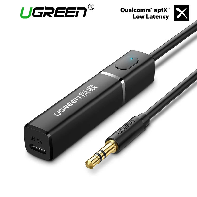 Ugreen Bluetooth Transmitter 4 2 APTX for TV 3 5MM Jack Audio Adapter Wireless Bluetooth Audio