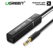 Ugreen Bluetooth Transmitter 4.2 APTX for TV 3.5MM Jack Audio Adapter Wireless Bluetooth Audio Transmitter for Headphones/TV/PC