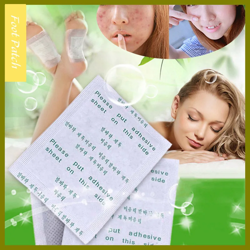 20pcs Slimming Detox Foot Patches With Sticky Cloth Remove Toxin Feet Help Sleep Foot Spa Skin 2