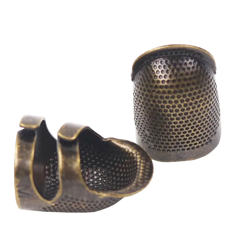 D& D 1 шт. античный металлический латунный наперсток для шитья иглы защита пальцев DIY Швейные Инструменты Аксессуары 2 размера