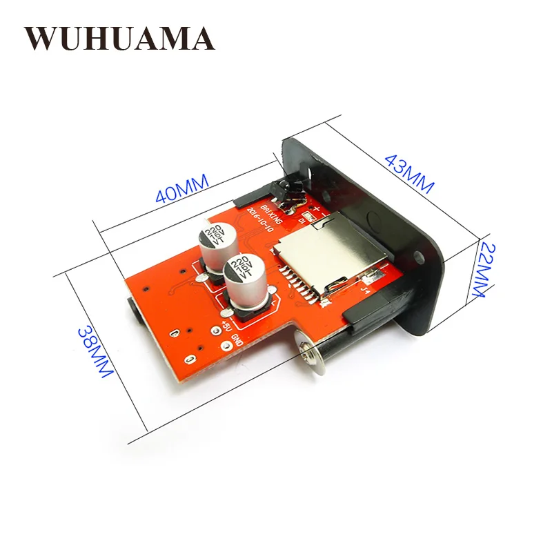 Детская лаборатория DIY песня модуль мини MP3 декодер аудио декодирующая плата 3,5 мм разъем для наушников для использования Поддержка WAV u-диск TF карта USB