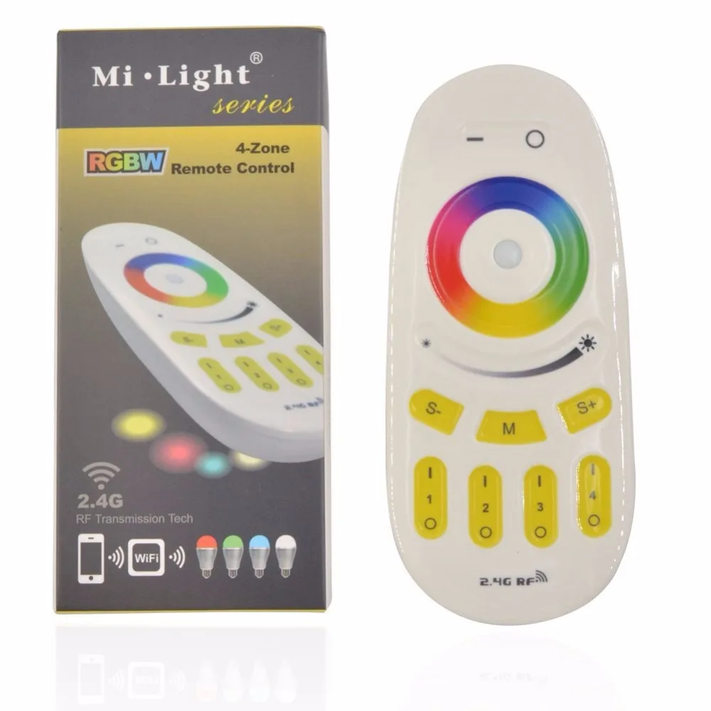 Milight wifi 2.4G RF 4 Zone LED remote Controller RGB CCT RGBW LED Strip Light 