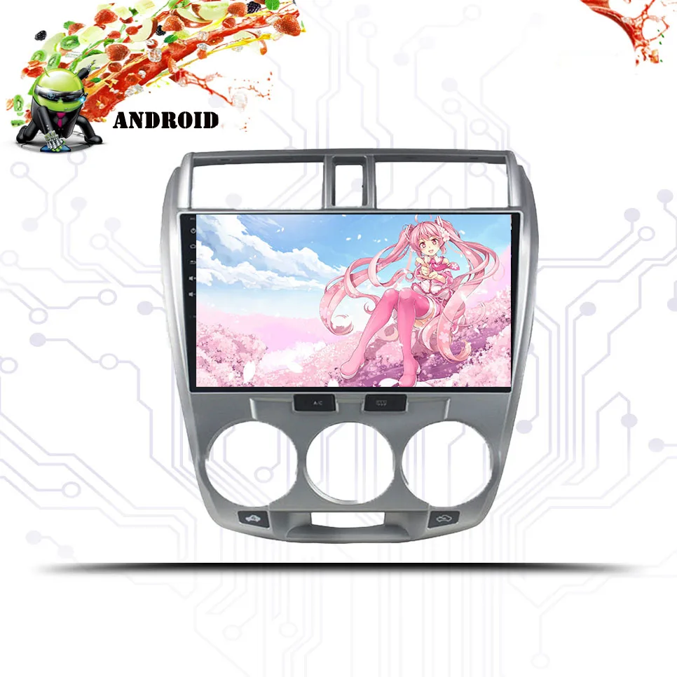 Flash Deal 4G android 9.0 car dvd gps player for honda City 2008-2013 with radio gps navigation support steering wheel Stereo Bluetooth 0 Flash Deal 4G android 9.0 car dvd gps player for honda City 2008-2013 with radio gps navigation support steering wheel Stereo Bluetooth 0