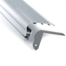 2 шт-1 м длина No деталя. LA-LP37C светодиодный Лестницы профиль подходит для светодиодный ленты шириной до 12 мм ширина