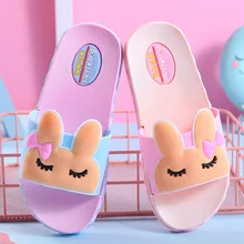2019 Summer Fashion Children's Slippers Girl and Mother Slippers Kid's Slippers Cute Rabbit Home Shoes Bathing Shoes Size 26-40 2019 Summer Fashion Children's Slippers Girl and Mother Slippers Kid's Slippers Cute Rabbit Home Shoes Bathing Shoes Size 26-40