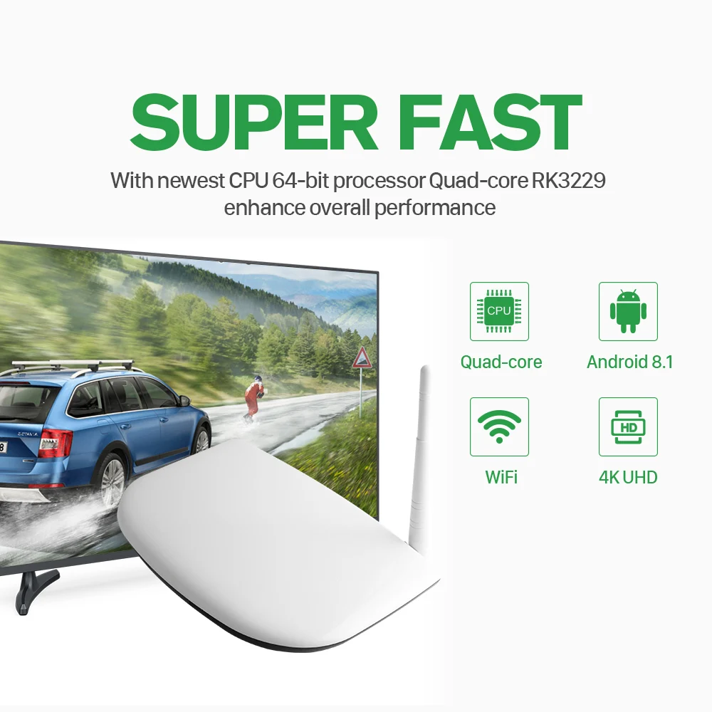 Leadcool Q1304 IPTV France/Italy/Spain/Arabic/Germany Android 8.1 1G+8G/2G+16G IPTV France/Italy/Spain/Arabic/Germany IPTV Box