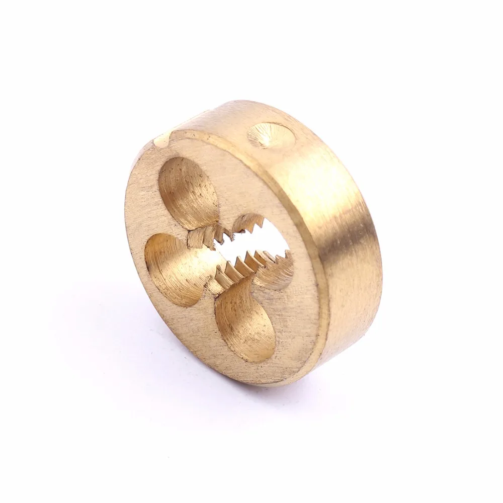 High Accurate 2Pcs/Lot HSS Full Titanium Coated Thread Die M6X1mm Threading for Tools Hardness | Инструменты