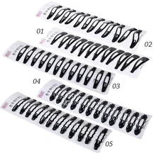 12 шт./упак. черная оснастка женская заколка для волос девушка шпилька заколки головные уборы для детей аксессуары для укладки волос