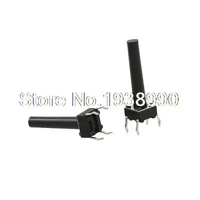 

100 Pcs 6.2 x 6.2 x 21mm PCB Momentary Tactile Tact Push Button Switch 4 Pin DIP