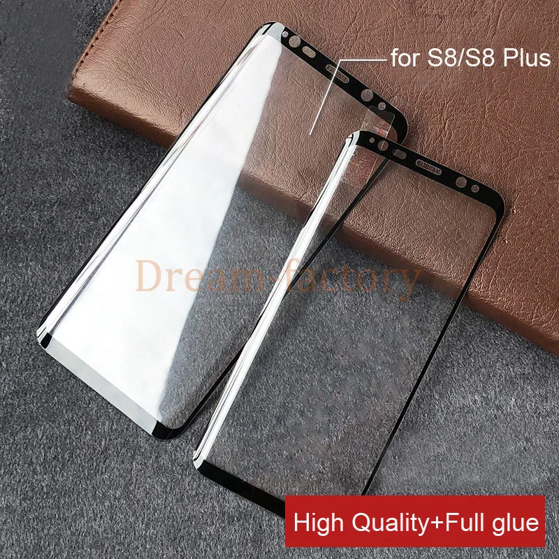 100 шт. DHL 3D полная проклейка полное покрытие для Samsung Galaxy Note 9 закаленное стекло S7 edge