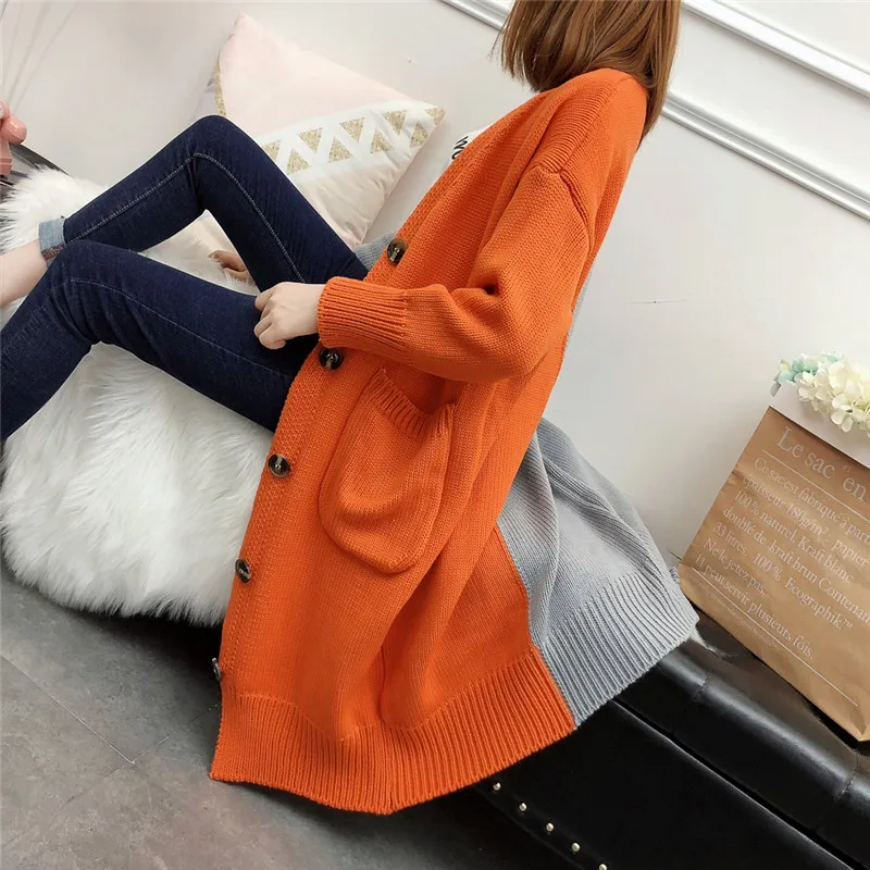 #^Special Price New Fashion Spring 2019 Women Sweaters Cardigans Casual Warm Long Design Female Knitted Sweater Coat Cardigan Sweater Lady