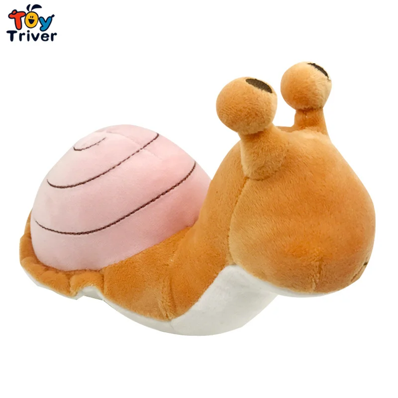 Tuelaly Snail Stuffed Animal Toy Cute Cartoon Snail Plush Toy Stuffed Animal Pillow Cushion Gift for Toddler Kids Friends Blue 20 cm 