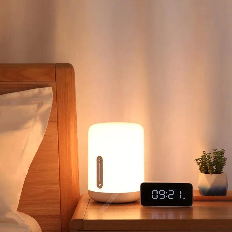 Xiaomi Mijia Bedside Lamp 2 Smart Table Led Night Light Colorful 400 Lumens Bluetooth Wifi Touch Control For Apple Homekit Siri | Лампы и