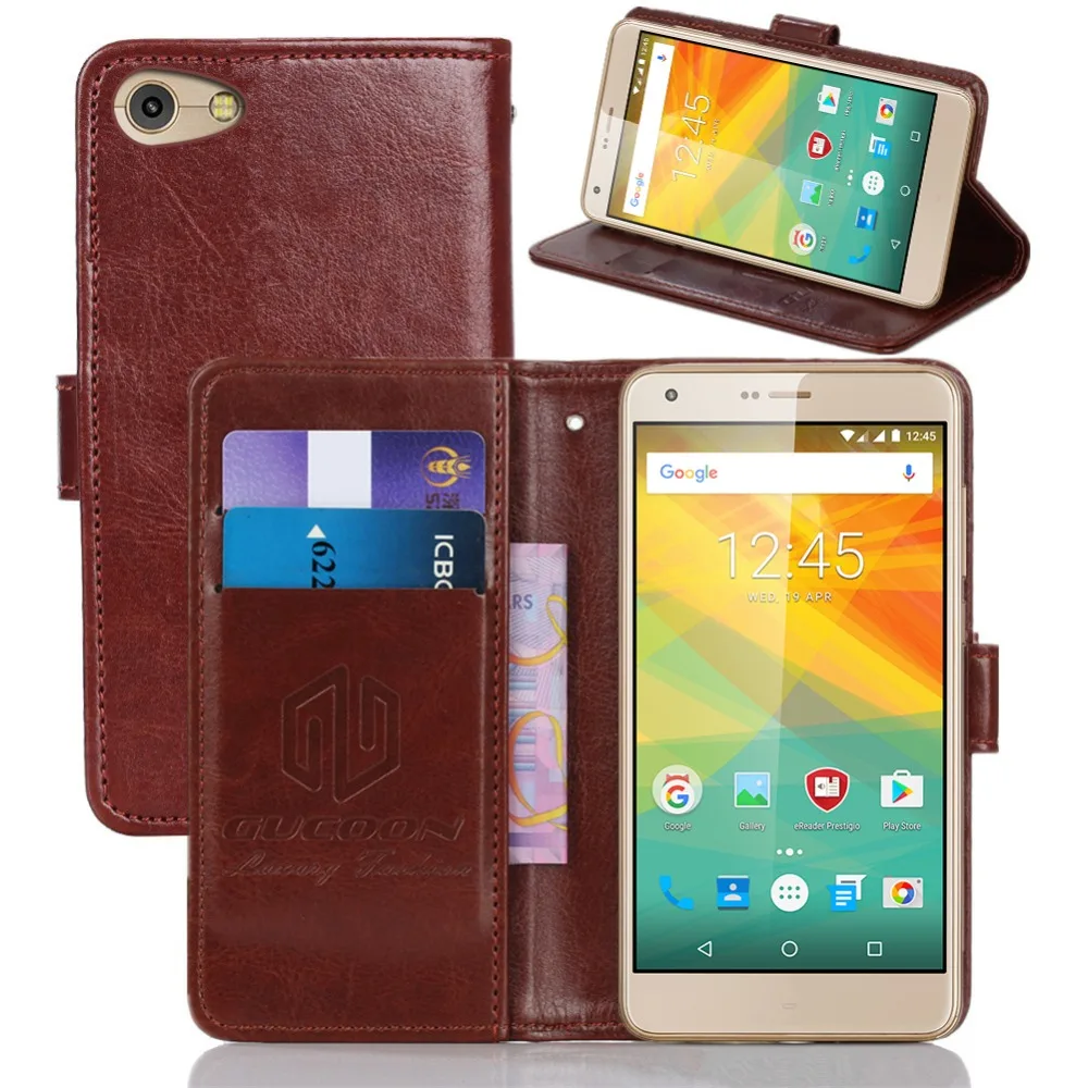 Винтажный чехол-бумажник GUCOON для Prestigio Grace S7 LTE PSP7551 DUO ...