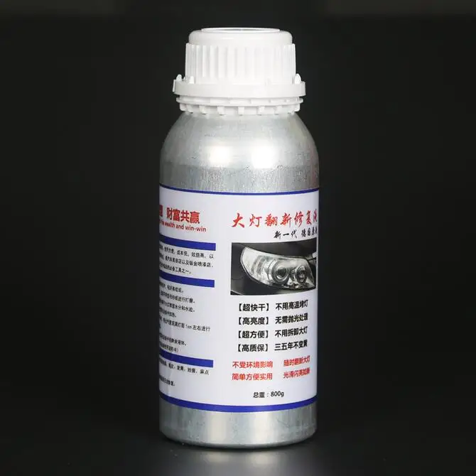 2pcs*800g Blue Polishing for Motorcycle Lenses Car Headlight Restoration Liquid