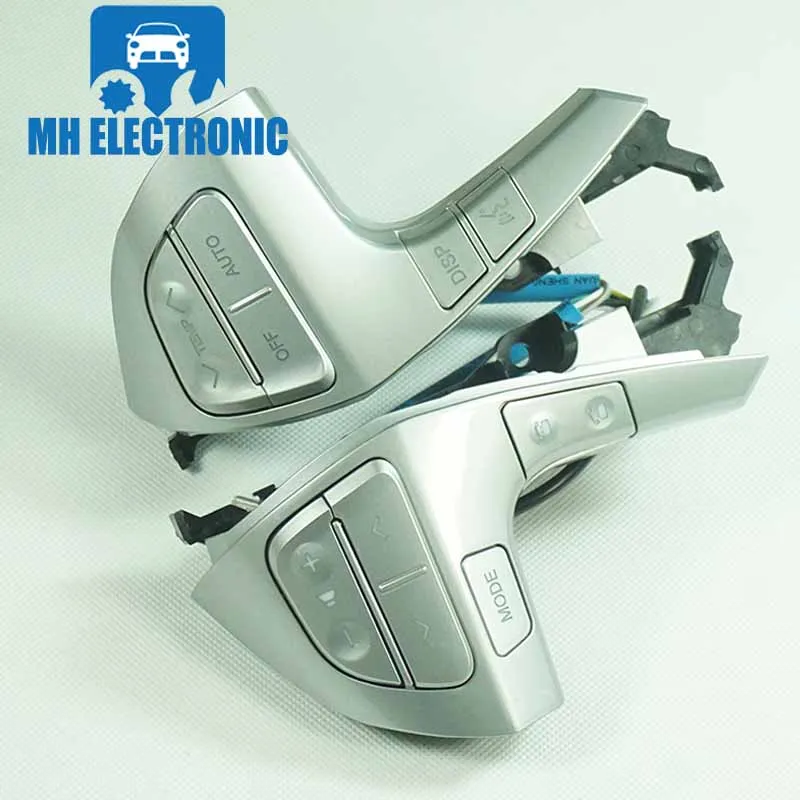 MH Electronic Silver Color Steering Wheel Audio Control Button Switch 84250-0K020 842500K020 For Toyota Hilux Fortuner Innova | Автомобили
