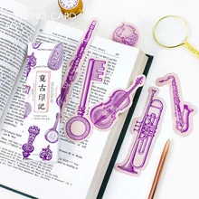 30 шт./упак. Ретро отпечаток бумажная Закладка с картинками закладки с животными рекламных подарков Канцтовары двойной Примечание сообщение