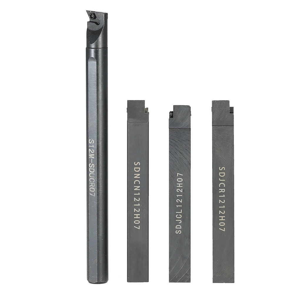 4 шт. S12M SDUCR07/SDNCN1212H07/SDJCL1212H07/SDJCR1212H07 расточные стержни + 10 DCMT0702 вставки гаечные ключи