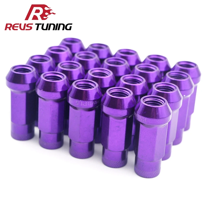 Purple M12x1.5/M12x1.25 Muteki SR48 Steel Racing Lug Nuts|racing lug