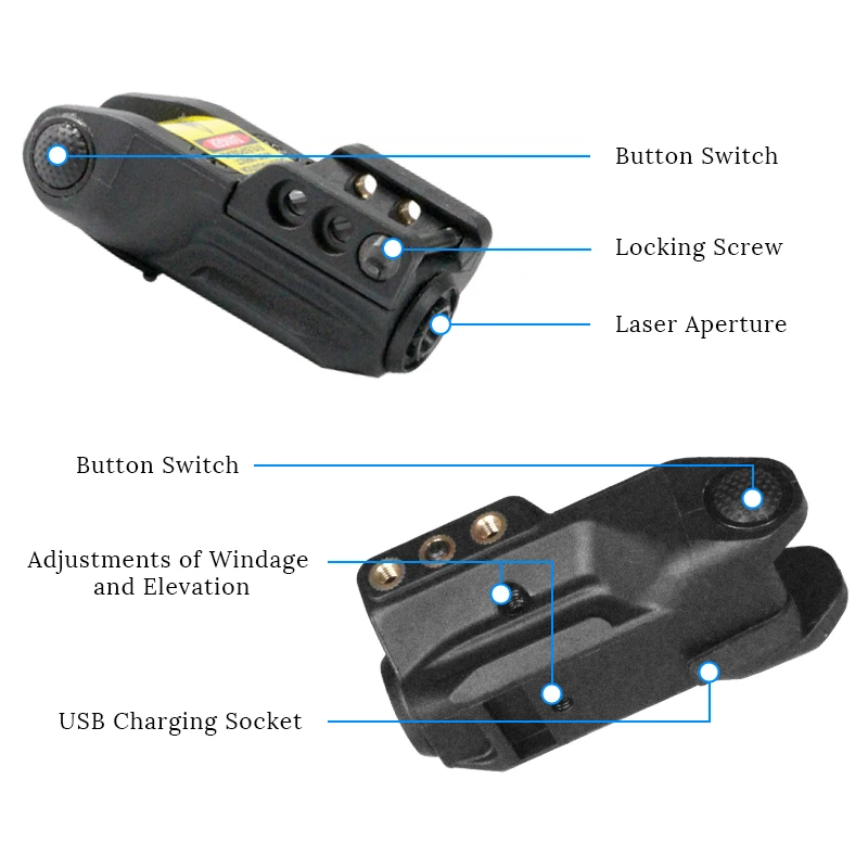 Laserspeed L9-G тактический зеленый лазер Glock Постоянный/импульсный режим самообороны оружие