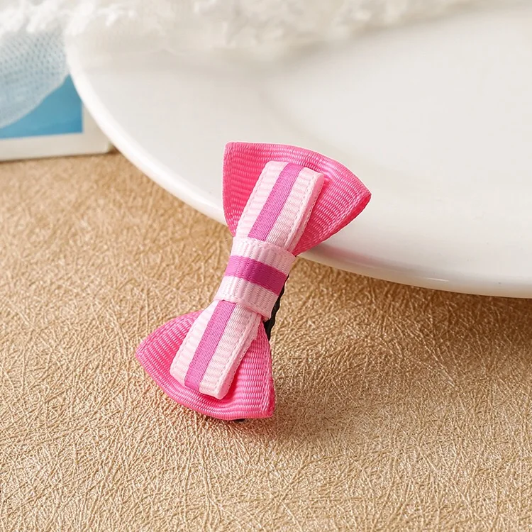

New Baby Girl Kids Hair Bow Boutique Clip Grosgrain Ribbon Bowknot Mixed Color Kids Baby Children Hair Clip Bow