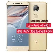 Letv Pro3 AI X651 Deca Core мобильный телефон 13,0 МП Двойная Задняя камера смартфон 4 Гб ram 32 ГБ/64 ГБ rom сотовые телефоны