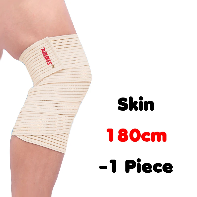 180cm Skin 1 шт., 70-180 см, поддержка колена для спорта, наколенники, эластичная повязка, бандаж для баскетбола, Налокотники и наколенники, компрессионные наколенники - Цвет: 180cm Skin