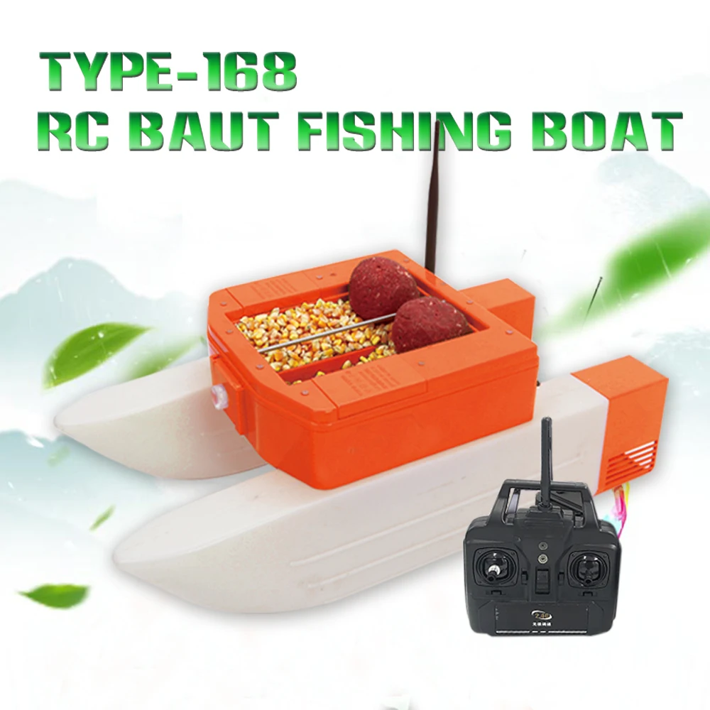 

PDDHKK T168 RC Bait FIshing Boat 500m Remote Control Fish Finder Model Ship 3kg warehouse Load Double Hull 400m Visual Distance
