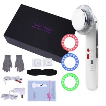 

7 IN 1 EMS Ultrasonic Body Facial Slimming Anti Cellulite Burn Fat Cavitation Body Slimming Weight Loss Therapy Face Massager