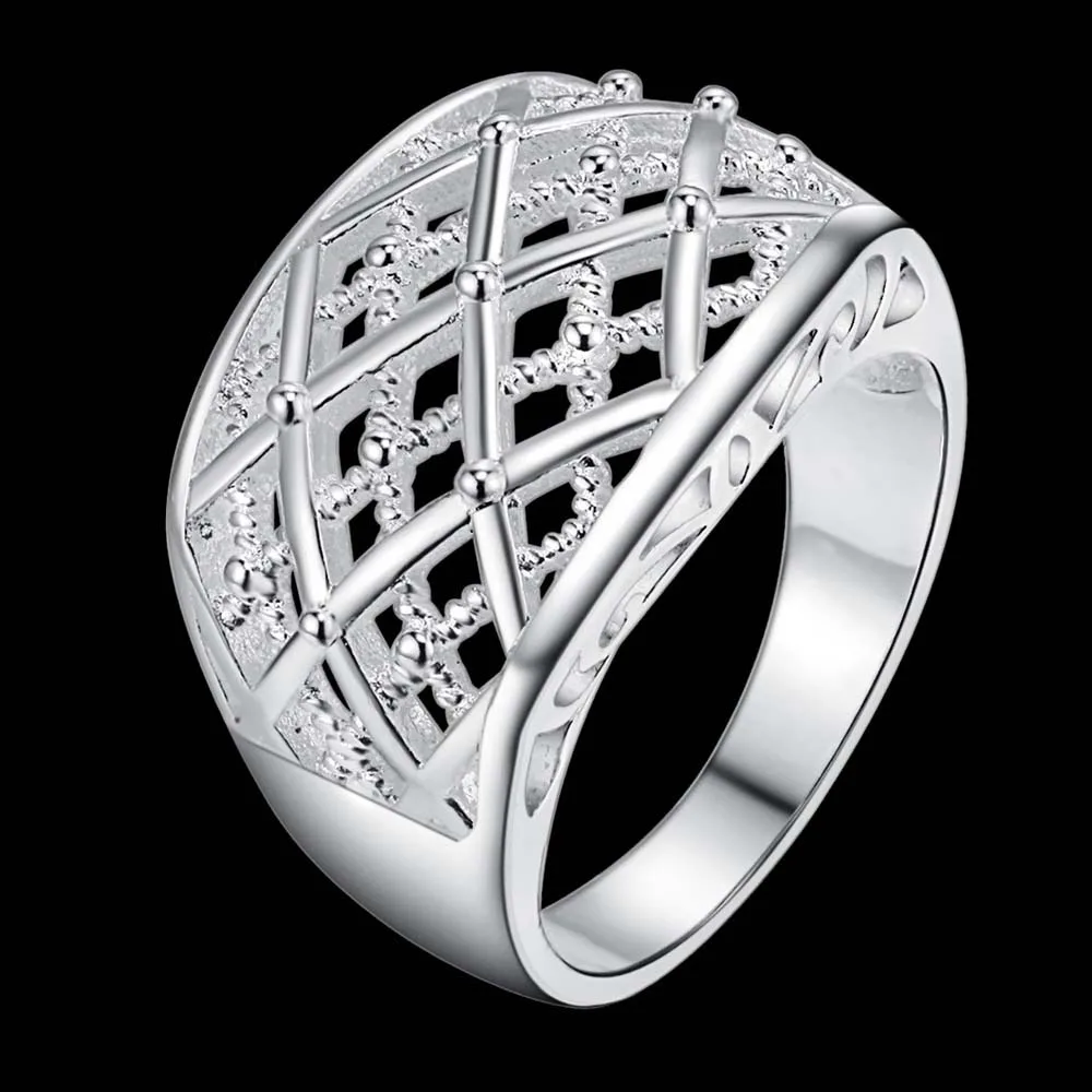 0 посеребренное кольцо, серебряное модное Ювелирное кольцо для женщин и мужчин,/JZANWRJN SEGPICDV