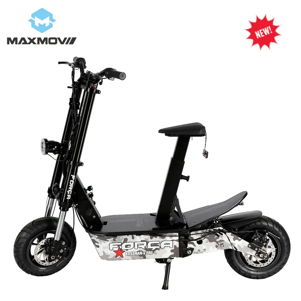 Top 2019 New Update 2000W 48V E-mark Scooter Electric with Two Big Fat Tire Wheels 5
