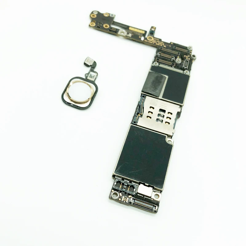 16 ГБ, 64 ГБ, 128 ГБ, оригинальная материнская плата для iPhone 6, с отпечатком пальца, с сенсорным ID, разблокировка, система IOS, логическая плата