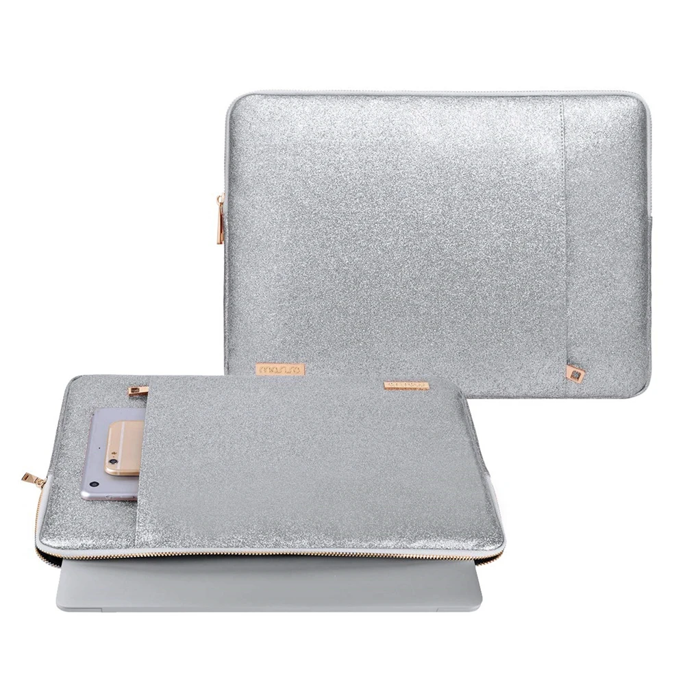 MOSISO супер Сияющий PU Laptop Sleeve сумка портфель для MacBook Pro Air retina 13 13,3 дюймов непромокаемые женские тетрадь сумки