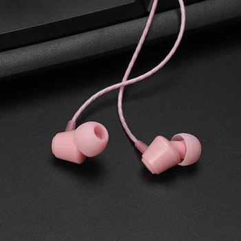 

3.5mm jack in-ear headsets super bass earbuds wired earphone small cute music earphones for cell phone PC