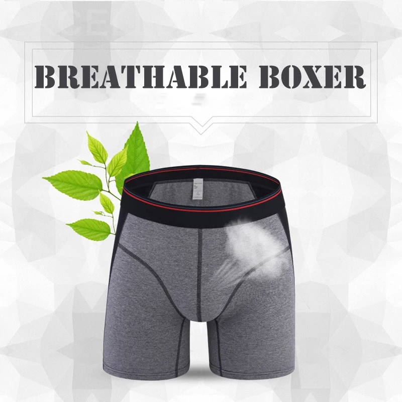 Men Trunks Winter Underwear Cotton Long Boxers For Men Male Panties Mens Sheer Boxers Klein Men Calzoncillos Hombre Cueca Boxers02